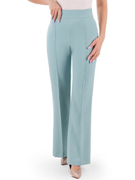 Eleganckie spodnie damskie z rozszerzanymi nogawkami 37768