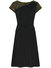 Elegancka sukienka trapezowa Wiwien V, szyfonowa kreacja na wesele.