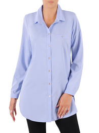 Błękitna, klasyczna koszula damska 36599