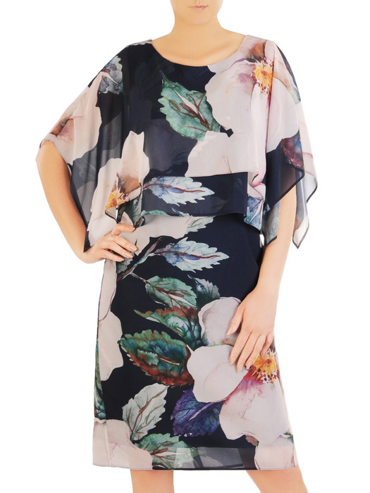 Avienna print tiered outlet dress