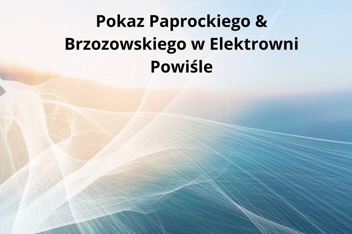 Pokaz Paprockiego & Brzozowskiego w Elektrowni Powiśle