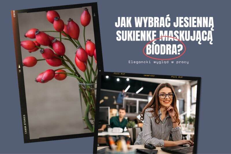 Jak wybrać jesienną sukienkę maskującą biodra?