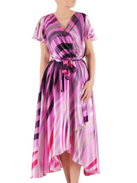Elegancka sukienka w kopertowym fasonie 35387