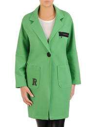 Wiosenny płaszcz w zielonym kolorze 33141