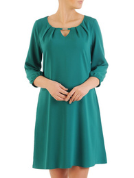 Luźna sukienka w zielonym kolorze 34501