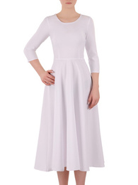 Rozkloszowana sukienka w kolorze białym 34990