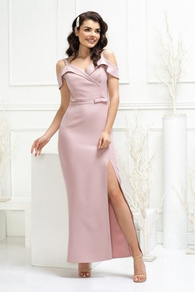Kolekcja 28587 - suknia wieczorowa z połyskującym żakietem